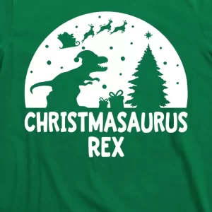 Christmasaurus Rex T Shirt 3