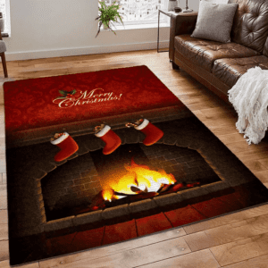 Christmass Printing Floor Mat Carpet