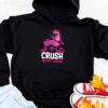 Crush Breast Cancer Awareness Monster Truck Toddler Boy Hoodie