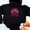 Crush Breast Cancer Awareness Monster Truck Toddler Boy Hoodie