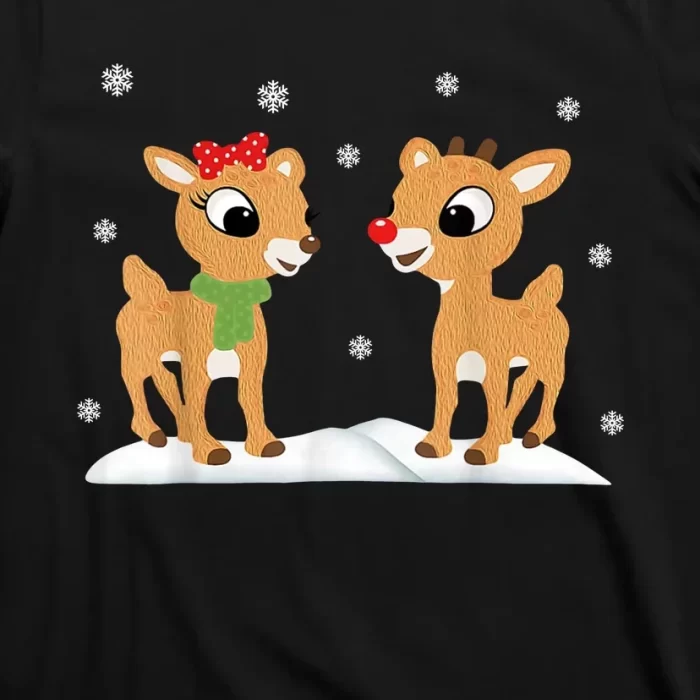 Cute Christmas Reindeers T Shirt 3