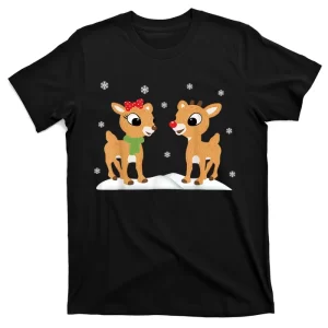 Cute Christmas Reindeers T-Shirt