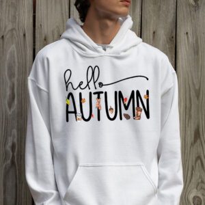 Cute Hello Autumn Season Thanksgiving and Fall Color Lovers Hoodie 2 1