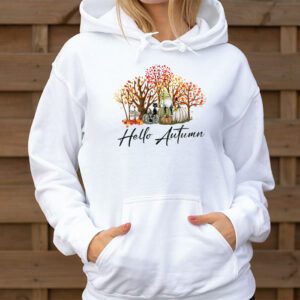 Cute Hello Autumn Season Thanksgiving and Fall Color Lovers Hoodie 3 2