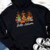 Cute Hello Autumn Season Thanksgiving and Fall Color Lovers Hoodie