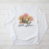 Cute Hello Autumn Season Thanksgiving and Fall Color Lovers Longsleeve Tee