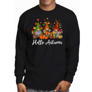 Cute Hello Autumn Season Thanksgiving and Fall Color Lovers Longsleeve Tee 3 7