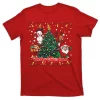 Cute Merry Christmas Graphic Collage T-Shirt