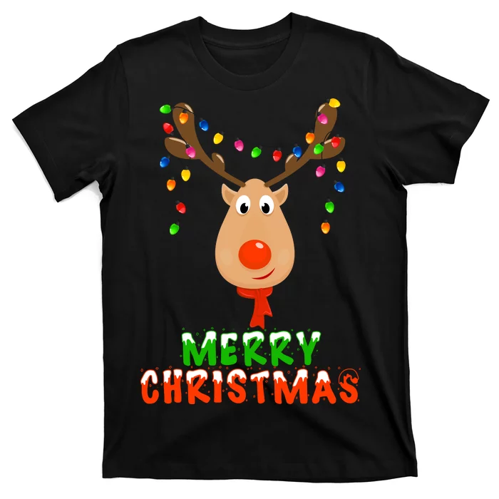 Cute Merry Christmas Reindeer T-Shirt