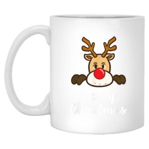 Cute Reindeer Merry Christmas Mug