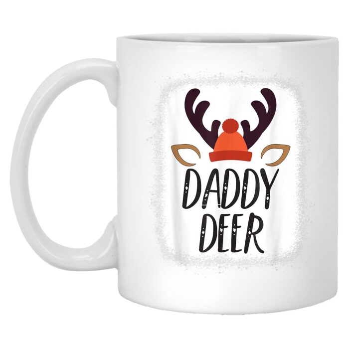 Daddy Reindeer Pajama Merry Christmas Mug