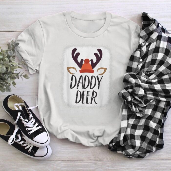Daddy Reindeer Pajama Merry Christmas T-Shirt