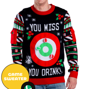 Drinking Game Ugly Christmas Sweater