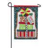 Evergreen Applique Garden Flag - Mixed Print Present