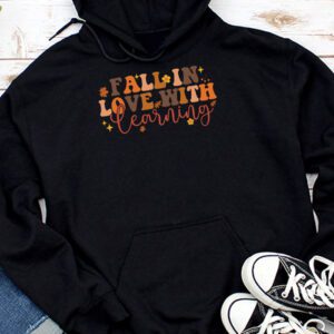 Fall In Love With Learning Fall Teacher Thanksgiving Retro Hoodie