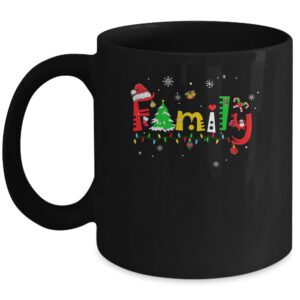Family Letters Christmas Style Love My Family Christmas Mug