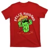 Feliz Navidad Merry Christmas Cactus Funny Humor Spanish T-Shirt