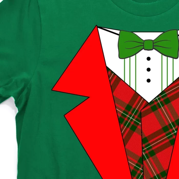 Festive Christmas Red Tuxedo T Shirt 3