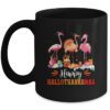Flamingo Halloween Merry Christmas Happy Hallothanksmas Mug