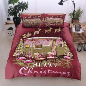 Flamingo Merry Christmas HnB Bedding Sets
