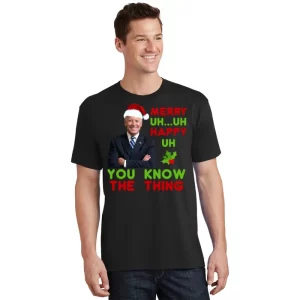 Funny Joe Biden Christmas T Shirt 1