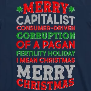 Funny Merry Capitalist Christmas T Shirt 3