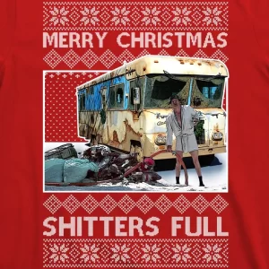 Funny Merry Christmas Shitters Full Ugly Christmas Sweater T Shirt 3