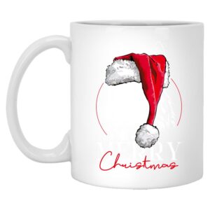 Funny Santa German Shepherd Merry Christmas Mug