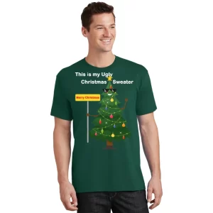 Funny This Is My Ugly Christmas Sweater T Shirt 1