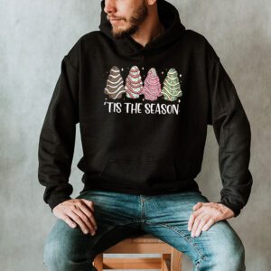 Funny Tis The Season Design Christmas Tree Cakes Debbie Hoodie 2 4