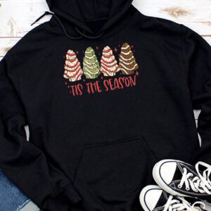 Funny Tis The Season Design Christmas Tree Cakes Debbie Hoodie