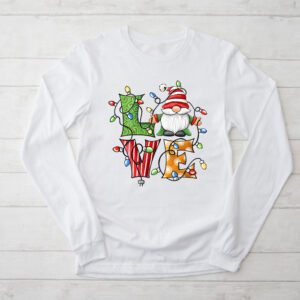 Funny Christmas Shirts Love Christmas Gnomies Xmas Pajama Longsleeve Tee