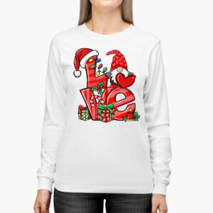 Gnome Christmas Funny Love Christmas Gnomies Xmas Pajama Longsleeve Tee 2 5