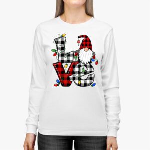 Gnome Christmas Funny Love Christmas Gnomies Xmas Pajama Longsleeve Tee 2 6