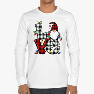 Gnome Christmas Funny Love Christmas Gnomies Xmas Pajama Longsleeve Tee 3 6