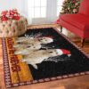 Golden Retriever Merry Christmas Rug