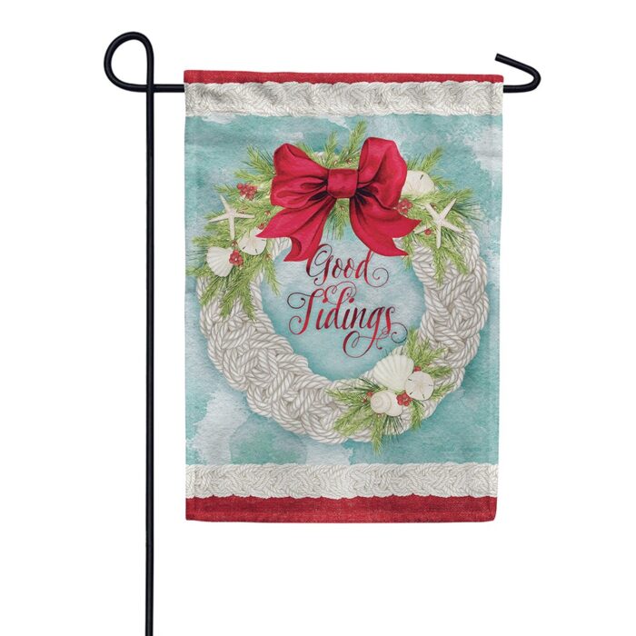 Good Tidings Garden Flag