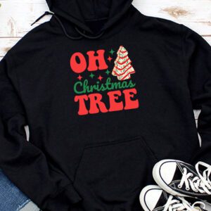 Christmas Shirts Groovy Oh Christmas Tree Cakes Debbie Becky Jen Cake Lovers Hoodie