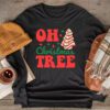 Groovy Oh Christmas Tree Cakes Debbie Becky Jen Cake Lovers Longsleeve Tee