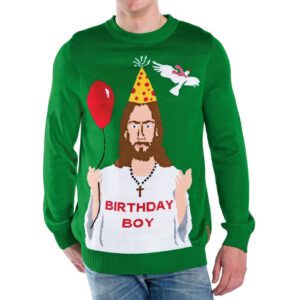 Happy Birthday Jesus Ugly Christmas Sweater