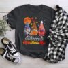 Happy Hallothanksmas Gnomes Halloween Thanksgiving And Merry Christmas T-Shirt