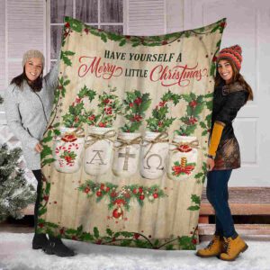 Have Yourself A Merry Little Christmas Fleece Blanket