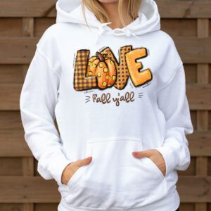 Hello Fall Pumpkin Love Fall YAll Leopard Peace Love Fall Hoodie 3 1