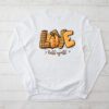 Hello Fall Pumpkin Love Fall Y'All Leopard Peace Love Fall Longsleeve Tee