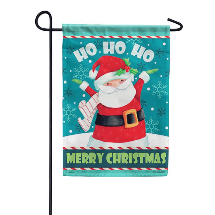 Ho Ho Ho Dura Soft Garden Flag