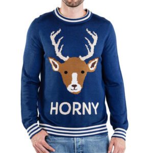 Horny As Buck Ugly Christmas Sweater