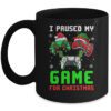 I Paused My Game For Christmas Boys Men Funny Christmas Mug