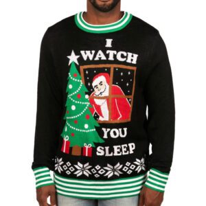 I Watch You Sleep Ugly Christmas Sweater