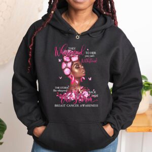 Im The Storm Black Women Breast Cancer Survivor Pink Ribbon Hoodie 1 3