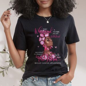 Im The Storm Black Women Breast Cancer Survivor Pink Ribbon T Shirt 1 3